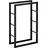 Homcom Kaminholzständer 60 x 25 x 100 cm schwarz