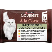 Purina Gourmet A la Carte Katzenfutter nass Sorten-Mix 48 x 85 g