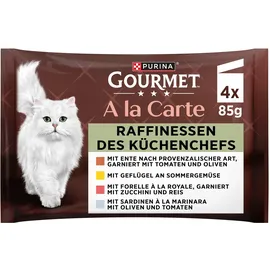 Purina Gourmet A la Carte Katzenfutter nass Sorten-Mix 48 x 85 g