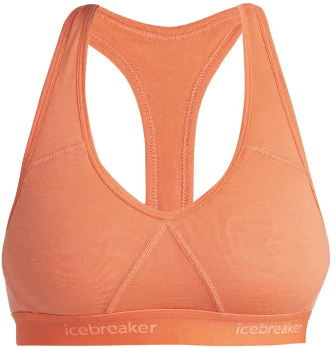 Icebreaker Women Sprite Racerback Bra M TANG