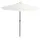 vidaXL Balkon-Sonnenschirm 270 x 135 cm sand halbrund