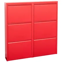 VCM Pisa 100 x 106 x 16 cm rot / rot