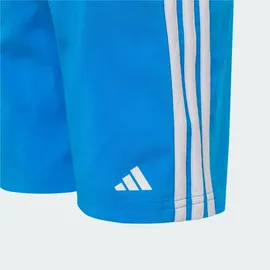 adidas 3-Streifen Badeshorts Blau/Weiß 128