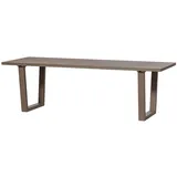 Woood Gartentisch 240 x 87 x 75 cm Braun