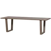 Woood Gartentisch 240 x 87 x 75 cm Braun