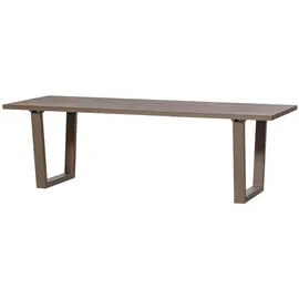 Woood Gartentisch 240 x 87 x 75 cm Braun