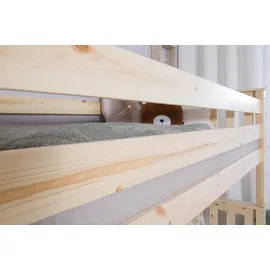 MID.YOU Etagenbett Sammy 90 x 200 cm inkl. Bettkasten Marianne Kiefer massiv natur