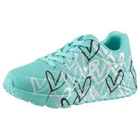 SKECHERS Uno Lite Kinder Blau/Schwarz/Silber/Weiß 31