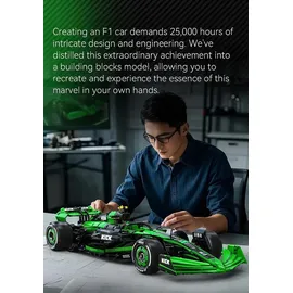 CaDA Bricks CaDA C64010W KlCK Sauber F1 Team C44 2024 C64010W