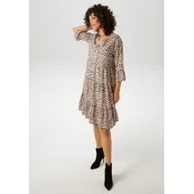 Aniston CASUAL Tunikakleid Animal-Print Schwarz/Braun 40