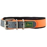 Hunter Halsband Convenience Comfort Hundehalsband, Kunststoffmaterial, Neopren, 50 neonorange