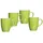 Ritzenhoff & Breker Doppio Kaffeebecher 0,32 l Grün 4 St.