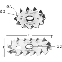 Simpson Strong-Tie Holzverbinder Bulldog C2-75M16G-B D75/16mm eins.gezahnt TZN SIMPSON STRONG TIE