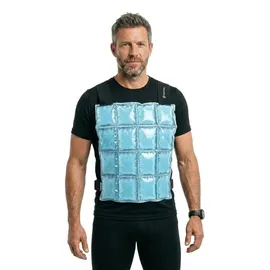 INUTEQ Biobased PCM Coolover 15°C kühlende Weste Blau Herren