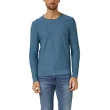 s.Oliver Strickpullover mit Flammgarnstruktur Blau 3XL