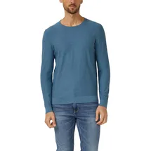 s.Oliver Strickpullover mit Flammgarnstruktur Blau 3XL