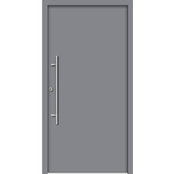 Splendoor Sicherheitshaustür »PATRAS Prime RC2«, Aluminium, in verkehrsgrau