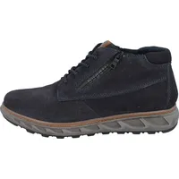 Bugatti Leder-Boots in Dunkelblau | Gr.: 46