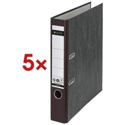 Leitz 5x Ordner »1050« braun, 5.2x31.8x28.5 cm