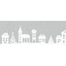 Heyda Fenster Tape Weihnachtsdorf 7,6 cm x 2 m