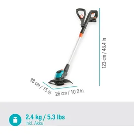 Gardena ComfortCut Li-18/23 Ready-To-Use Set inkl. 1 x 2,5 Ah