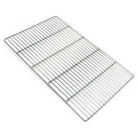 Wiltec Grillrost 54 x 34 cm Edelstahl silber