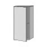 Sanipa Solo One Mittelschrank 40 x 85 cm, Anschlag links