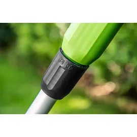 Verto Grasschneider mit Nennleistung 350W, Schnittbreite 250 mm, Drehzahl 10500 min-1, Schnittlinien-Durchmesser: 1,2 mm, ergonomischen EIN-/Aus-Sc...