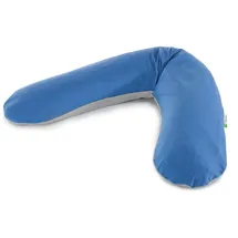 Theraline Das Original Mikroperlen Bio-Jersey grau/mittelblau