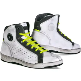 STYLMARTIN Sector Motorradschuhe, schwarz-weiss, Größe 43 EU