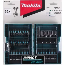 Makita Bit-Set Impact Black B-66880 35-tlg.