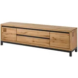 Massivmoebel24 VILLANDERS TV-Board 190x40x56 cm Beige Massivholz