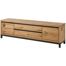 Massivmoebel24 VILLANDERS TV-Board 190x40x56 cm Beige Massivholz