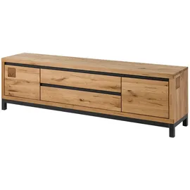 Massivmoebel24 VILLANDERS TV-Board 190x40x56 cm Beige Massivholz