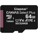 Kingston Canvas Select Plus microSD UHS-I A1 V10 + SD-Adapter 64 GB 3er Pack