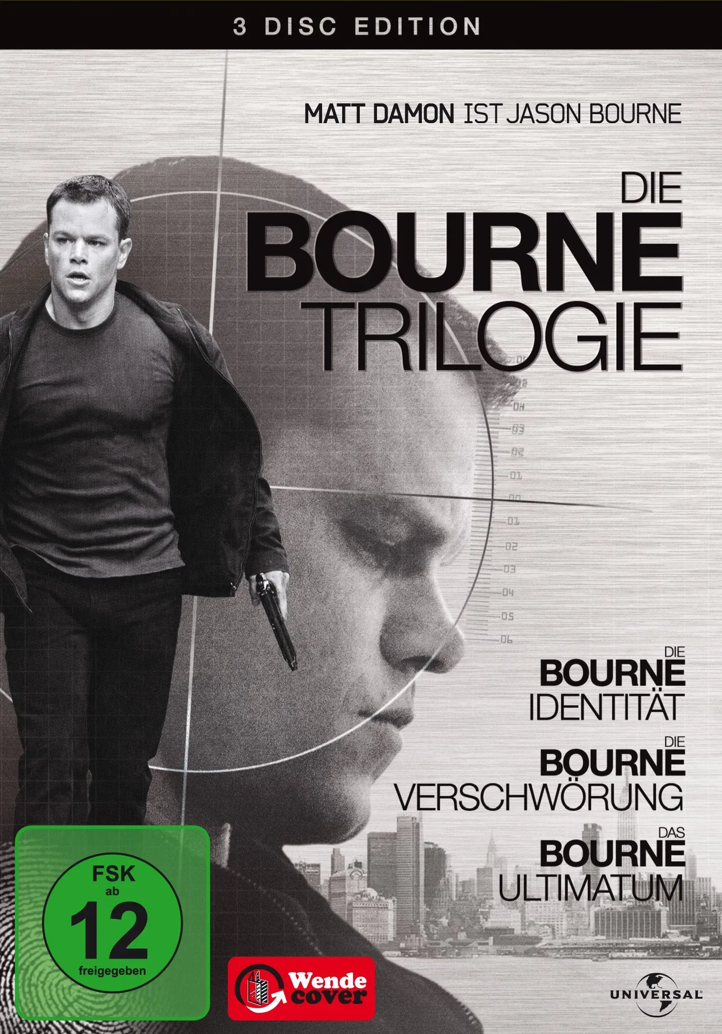 Preisvergleich Produktbild Die Bourne Trilogie [3 DVDs] (Neu differenzbesteuert)