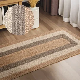 HANSE HOME Juno Jute, Teppich Juno Fusion Natur Gold multifarben),
