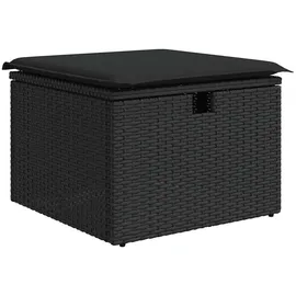 vidaXL Garten-Lounge-Set 8-tlg. schwarz