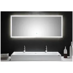 Posseik LED Spiegel 140x60 cm mit Touch Bedienung
