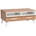Beliani Alloa Braun Weiß Holzwerkstoff 100 x 45 x 60 cm