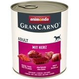 Animonda GranCarno Original Adult 6 x 800 g - Herz