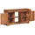 vidaXL Sideboard 135x35x75 cm Akazienholz Massiv