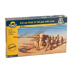 Italeri - 1:72 Fliegerabwehrkanone 37 AA, 8,8cm
