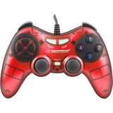 Esperanza EGG105R FIGHTER – SPIELCONTROLLER MIT VIBRATIONS-PC (PC), Gaming Controller, Rot