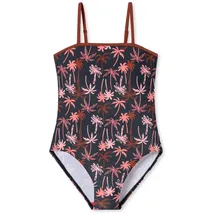 SCHIESSER Badeanzug Aqua Teens Girl Bade-Anzug Schwimmen bauchweg bunt|grau|rot 164