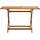 vidaXL Gartentisch klappbar 120 x 70 x 75 cm Braun