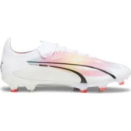 Puma Ultra Ultimate FG/AG Fußballschuhe 01 white/black/fire orchid 40.5