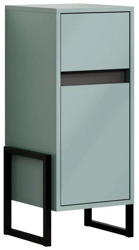 Preisvergleich Produktbild ebuy24 Badezimmerspiegelschrank Matix Badschrank blau, grau. blau