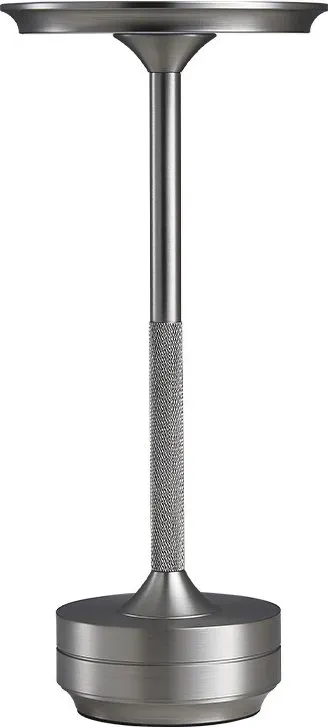 kapanou Nachttischlampe kabellos, Akku-LED-Tischlampe, Touch-Dim, USB-Ladbar, Nickel, für Fensterbank, Wohnzimmer, Kinderzimmer und Schlafzimmer; Tischlampen für moderne Fensterbank