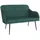 vidaXL Sitzbank Dunkelgrün 110 x 76 x 80 cm Samt